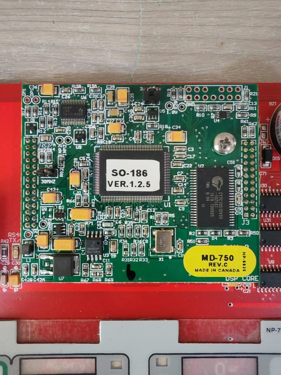 Mircom MD-750 Mircom NP-6109 R.4 FIRE ALARM SUB-ASSEMBLY 3PBL WITH MD-750 2