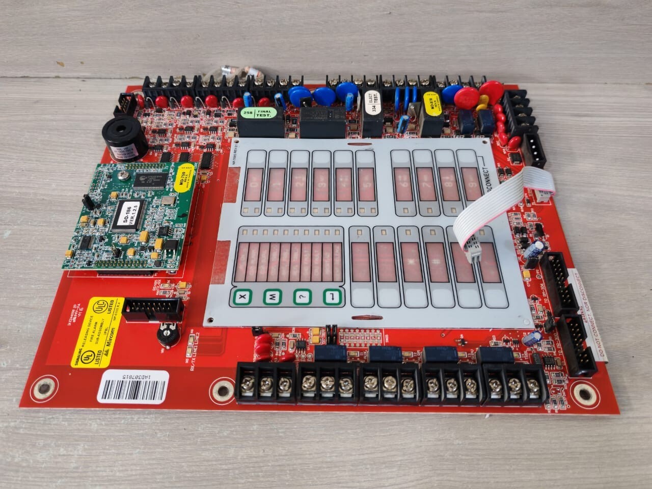 Mircom MD-750 Mircom NP-6109 R.4 FIRE ALARM SUB-ASSEMBLY 3PBL WITH MD-750 6