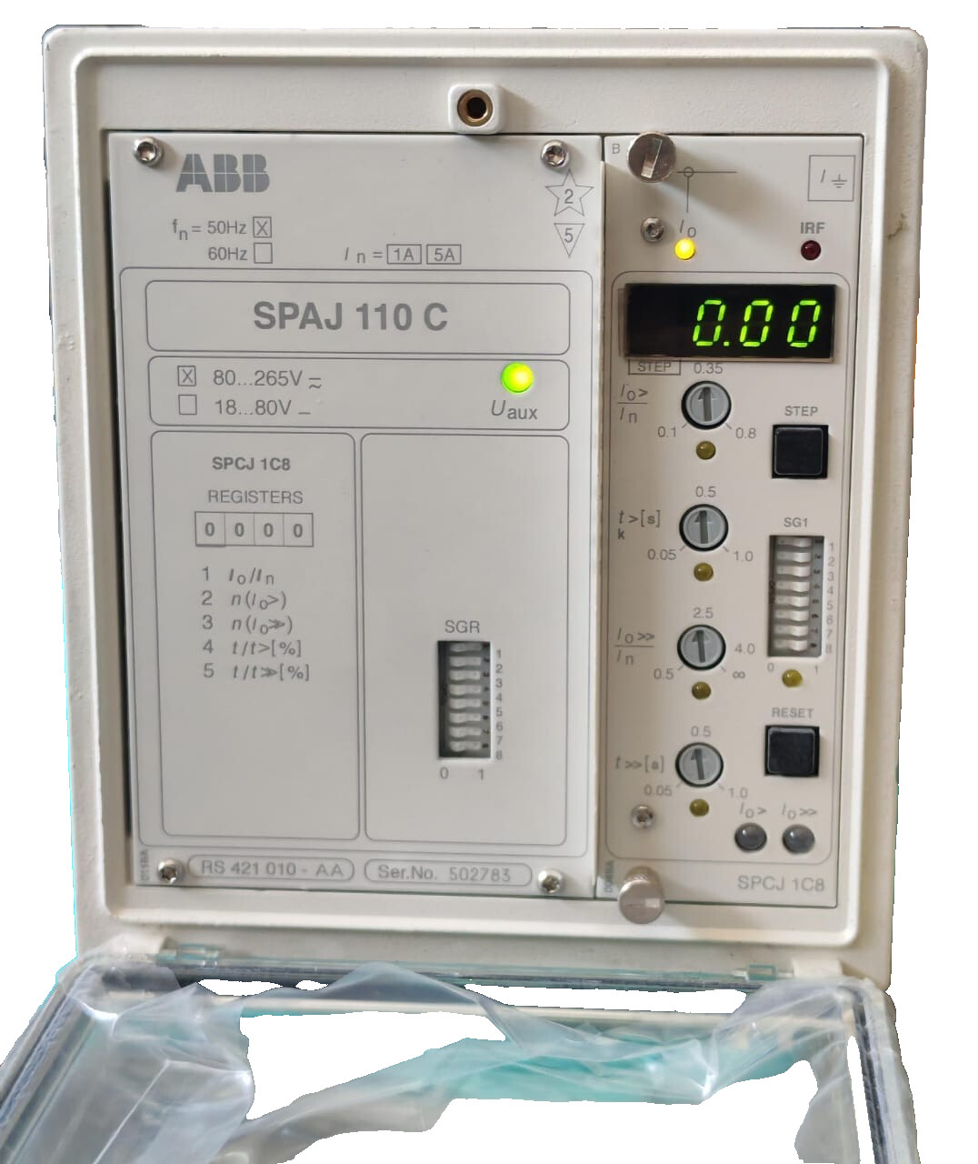 ABB SPAJ 110 C-AA / RS 41 010-AA REV. A ABB SPAJ 110C/SPAJ 110 C-AA / RS 41 010-AA REV. A SUBSTATION AUTOMATION 80-265V 3