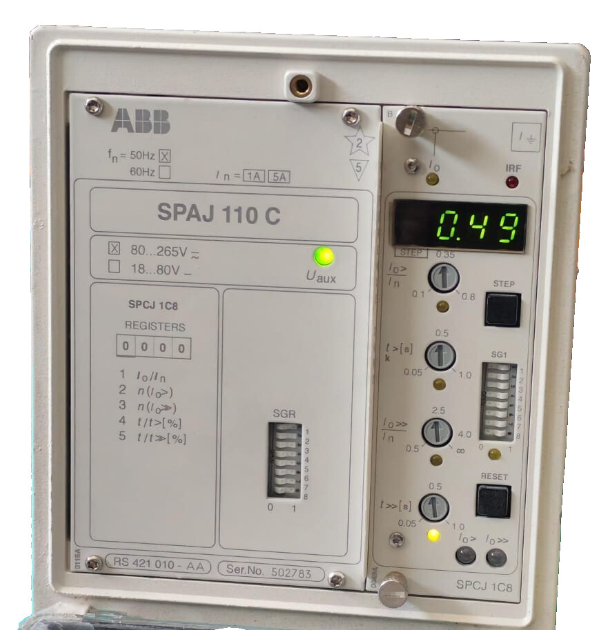 ABB SPAJ 110 C-AA / RS 41 010-AA REV. A ABB SPAJ 110C/SPAJ 110 C-AA / RS 41 010-AA REV. A SUBSTATION AUTOMATION 80-265V 4