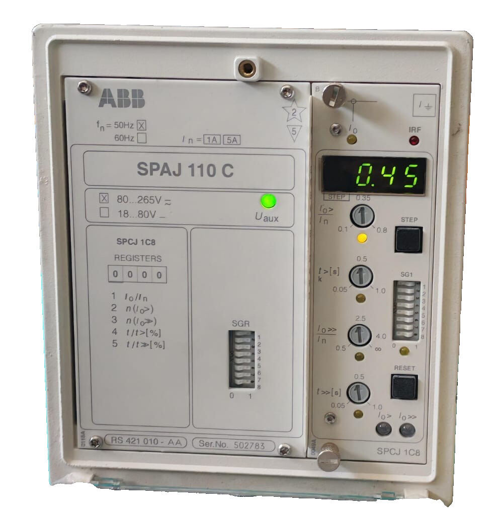 ABB SPAJ 110 C-AA / RS 41 010-AA REV. A ABB SPAJ 110C/SPAJ 110 C-AA / RS 41 010-AA REV. A SUBSTATION AUTOMATION 80-265V 6