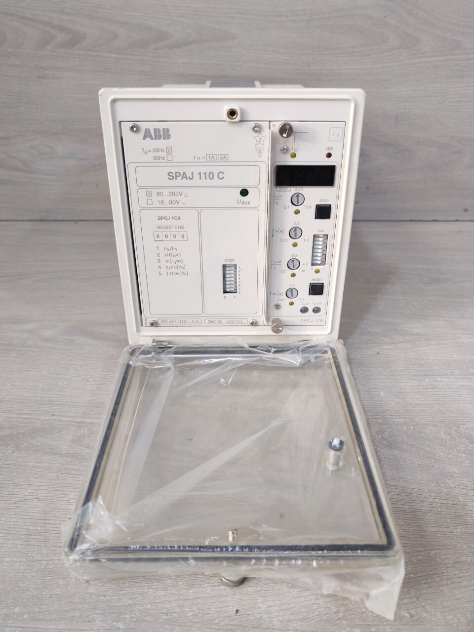 ABB SPAJ 110 C-AA / RS 41 010-AA REV. A ABB SPAJ 110C/SPAJ 110 C-AA / RS 41 010-AA REV. A SUBSTATION AUTOMATION 80-265V 7