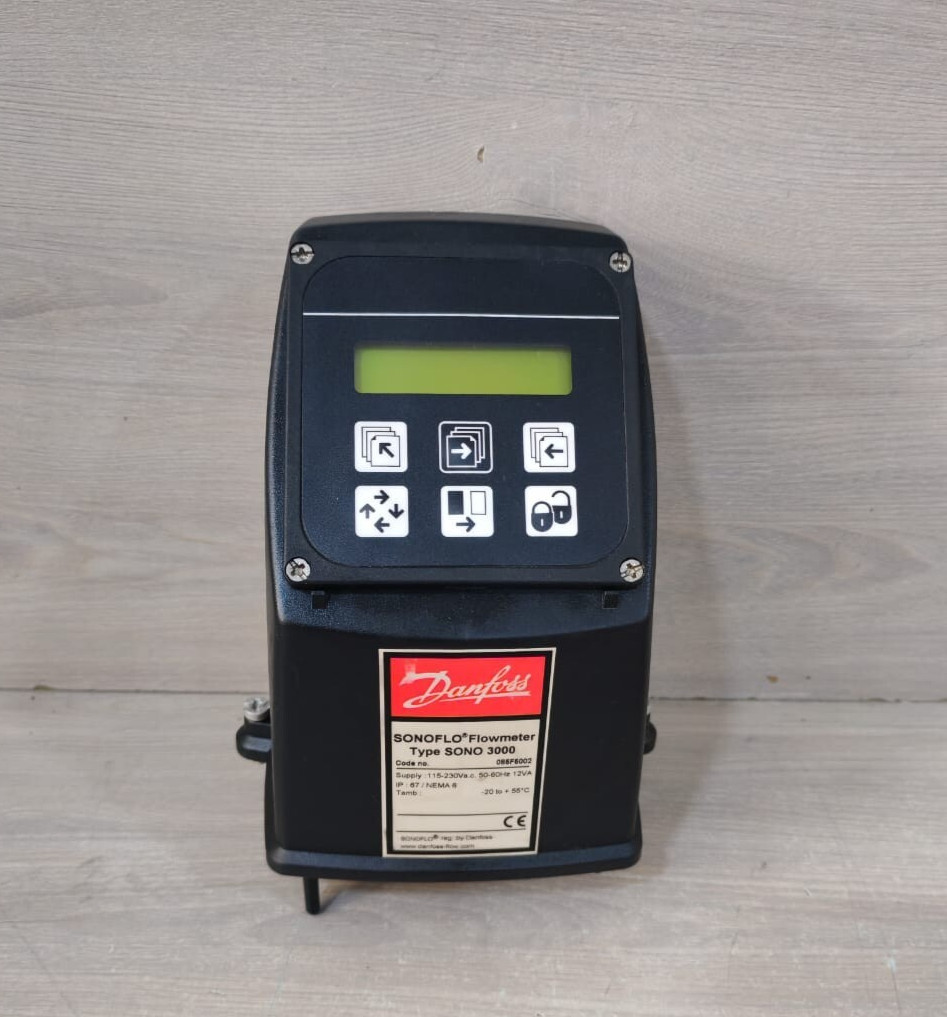 Danfoss SONO-3000 DANFOSS SONOFLO FLOWMETER SONO 3000 CODE NO: 085F5002 3