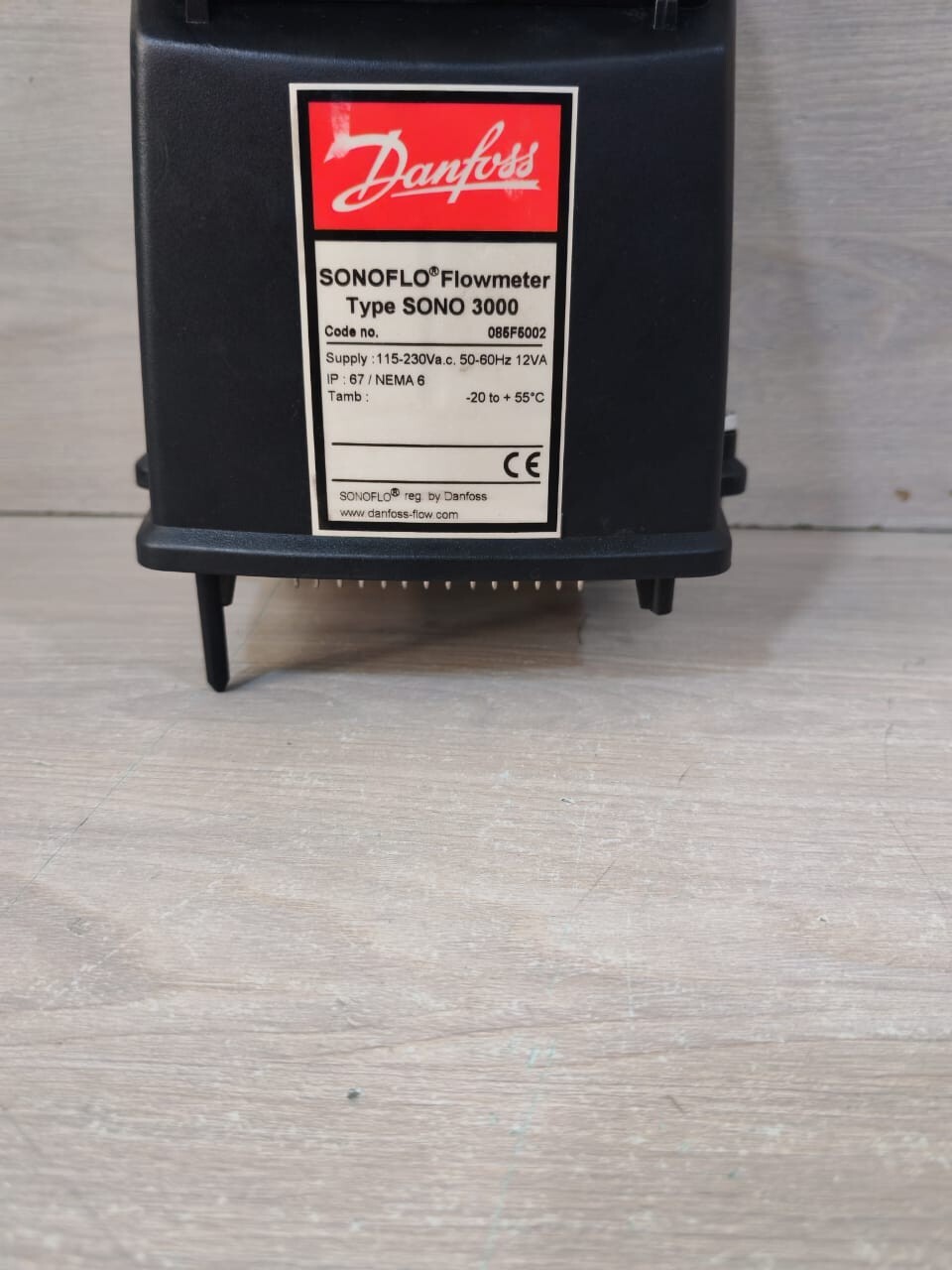 Danfoss SONO-3000 DANFOSS SONOFLO FLOWMETER SONO 3000 CODE NO: 085F5002 5