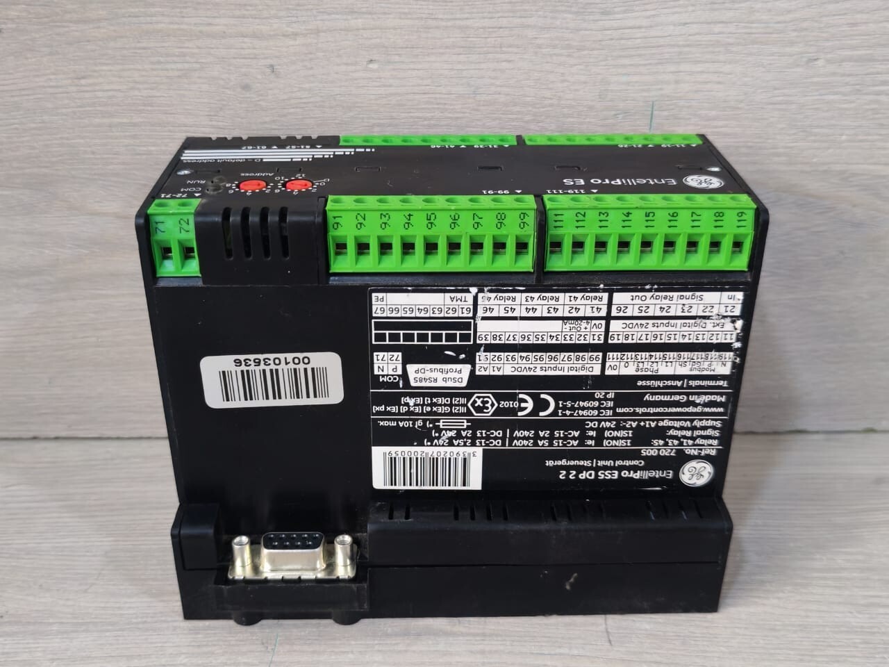 GE CONTROL GE EntelliPRO ES5 DP 2 2 Control Unit 5