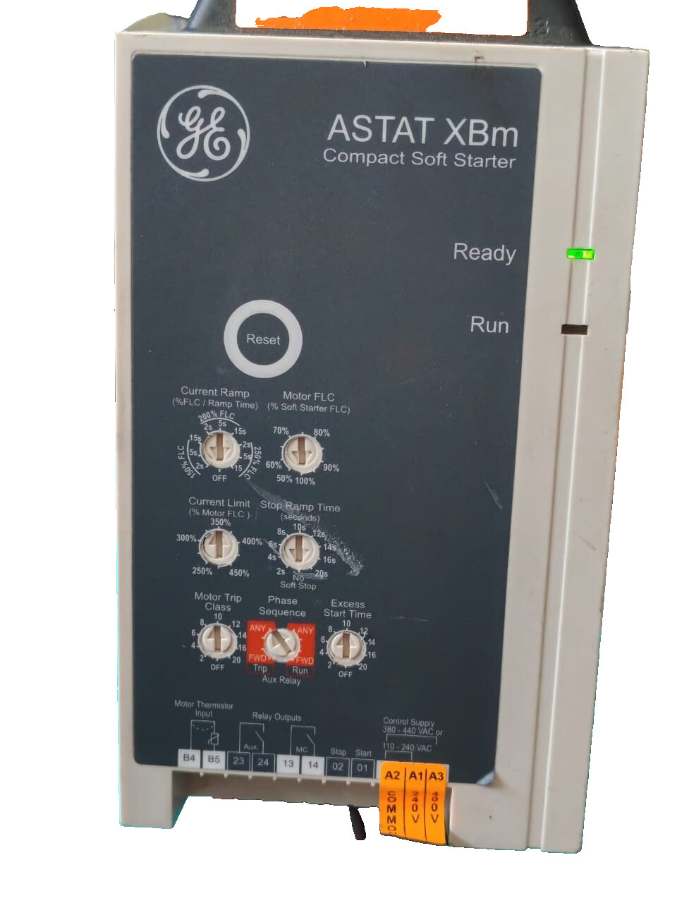 GE 872869-QC 11B018X GE ASTAT XBM 872869-QC 11B018X COMPACT SOFT STARTER 200-240VAC 2