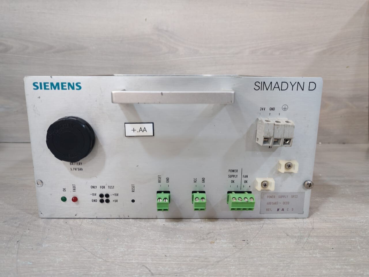 Siemens 6DD1683- 0CC0 SIEMENS SIMADYN D SP22 6DD1683- 0CC0 POWER SUPPLY 24V - TRIED & TESTED 3