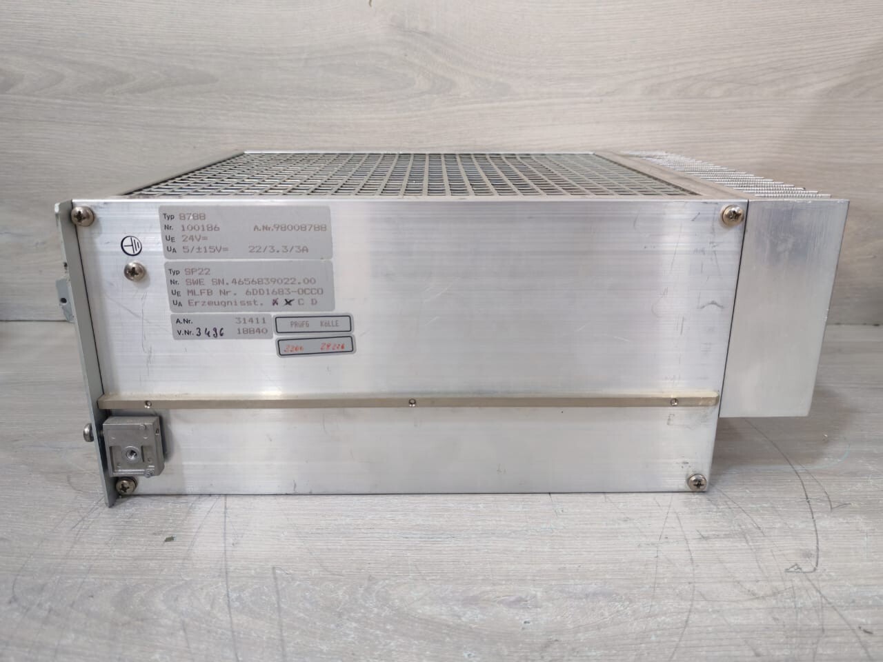 Siemens 6DD1683- 0CC0 SIEMENS SIMADYN D SP22 6DD1683- 0CC0 POWER SUPPLY 24V - TRIED & TESTED 9