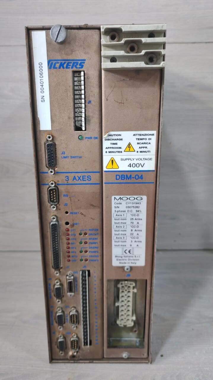 MOOG DBM-04 CY1319AE MOOG DBM-04 CY1319AE 3-PHASE 3 AXIS 400V POWER SUPPLY 2