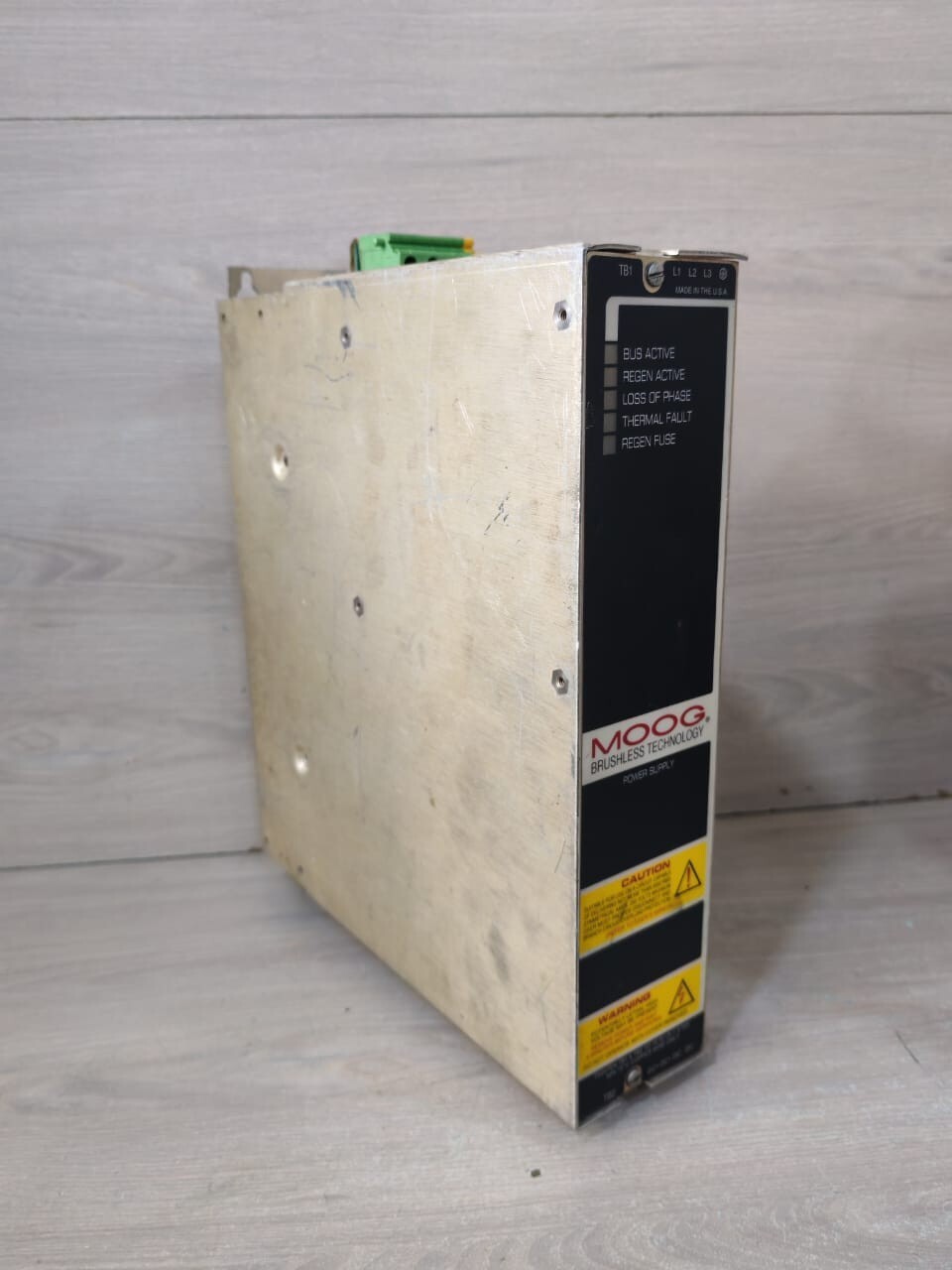 Moog MOOG-150 MOOG 150-E503 250 VAC BRUSHLESS TECHNOLOGY POWER SUPPLY 7