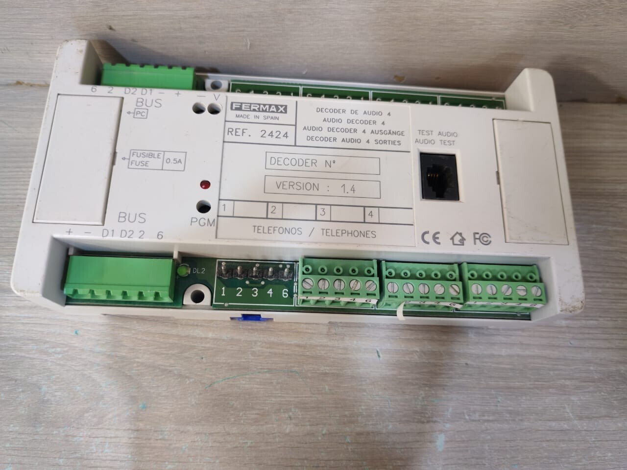 FERMAX REF 2424 FERMAX 4/W MDS AUDIO DECODER REF 2424 2