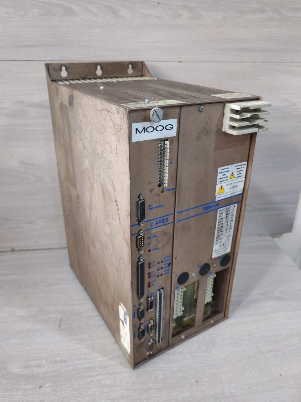 MOOG DBM-04 CY1405A2 MOOG DBM-04 CY1405A23-PHASE2 AXIS 400V POWER SUPPLY 8