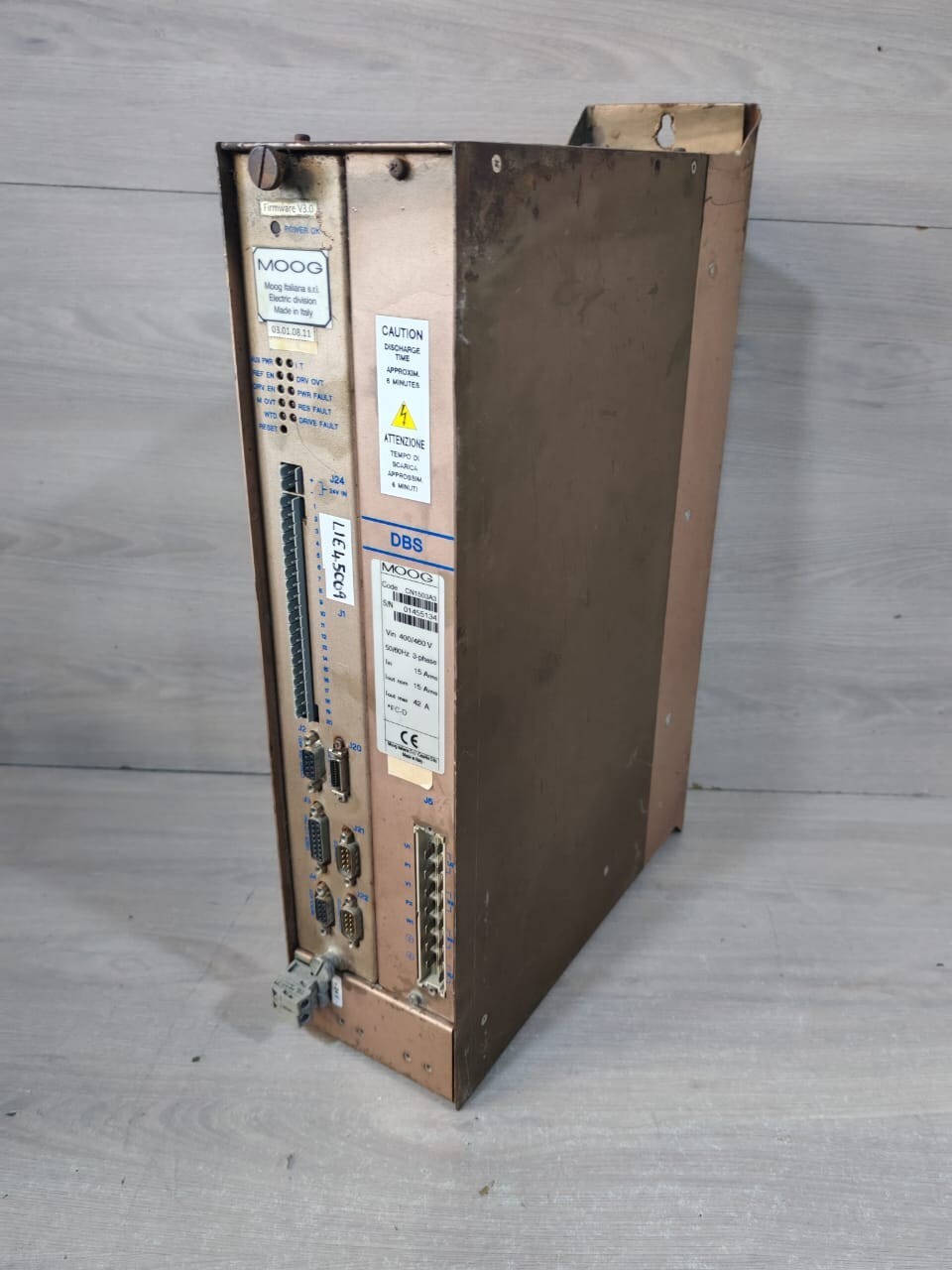 Moog CN1503A3 MOOG DBS CN1503A3 3-PHASEBF/W V3.0 400/460V DYNAMIC BRAKING UNIT 9
