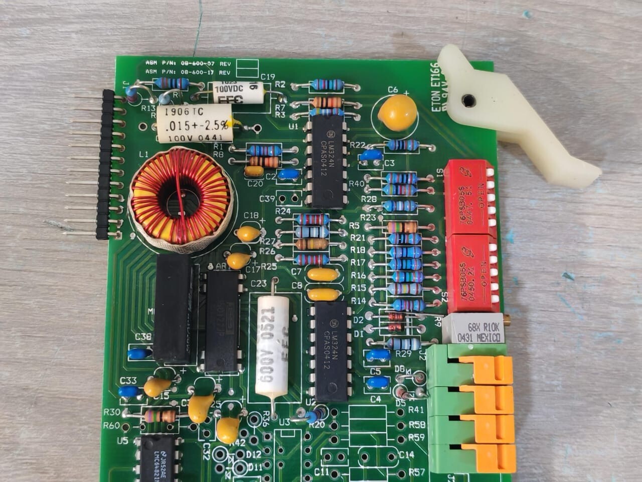 Pulsafeeder ECO-07 PULSAFEEDER ECO 07-020-60 REV L/ 08-600-16 METERING PUMP CONDUCTIVITY CARD 4
