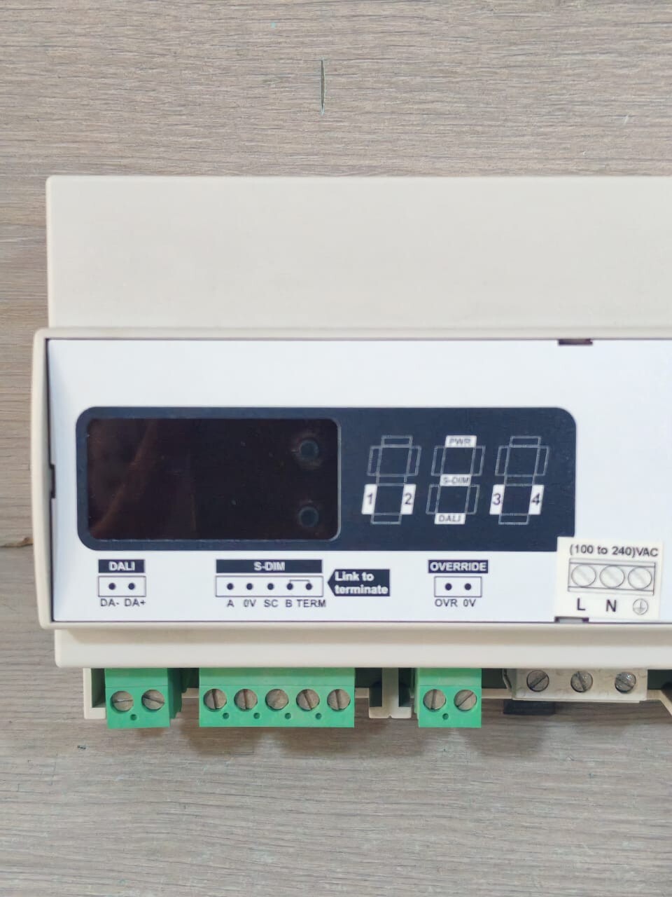 Helvar S/W HELVAR 454 S/W V2.30 REV.6 4CH TRANSISTOR DIMMER 100-240VAC 3
