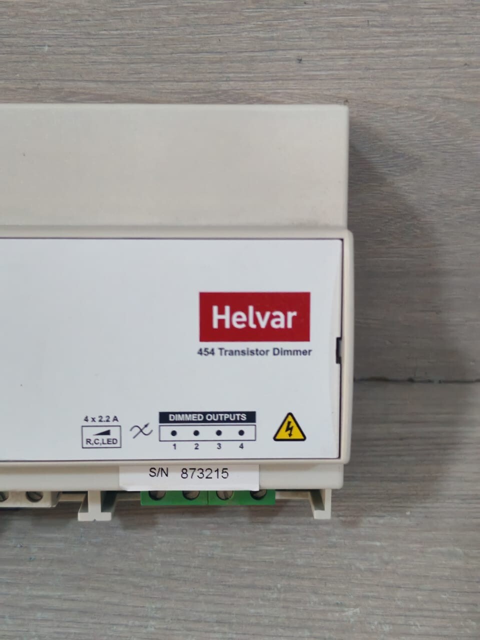 Helvar S/W HELVAR 454 S/W V2.30 REV.6 4CH TRANSISTOR DIMMER 100-240VAC 4