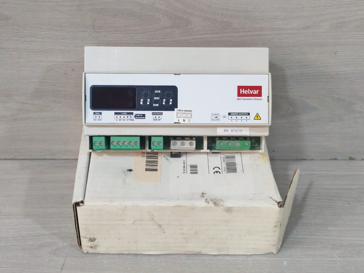 HELVAR 454 S/W V2.30 REV.6 4CH TRANSISTOR DIMMER 100-240VAC