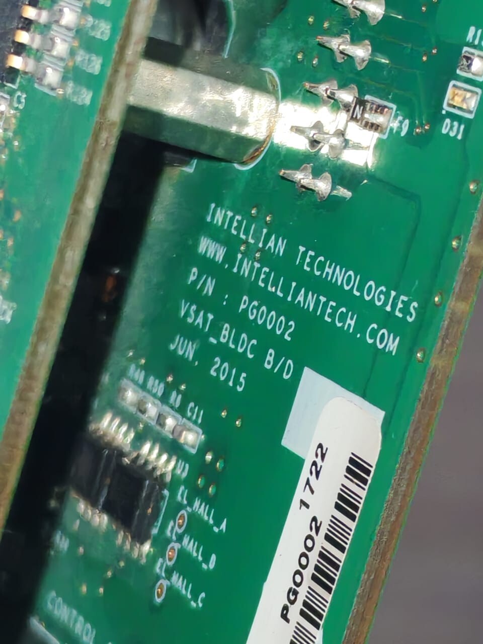 INTELLIAN PG0002 INTELLIAN TECHNOLOGIES PG0002 MAIN CONTROL BOARD 4