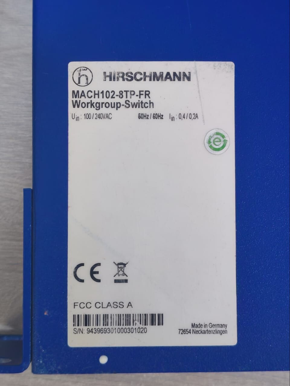 Hirschmann MACH102-8TP-FR HIRSCHMANN MACH102-8TP-FR 4