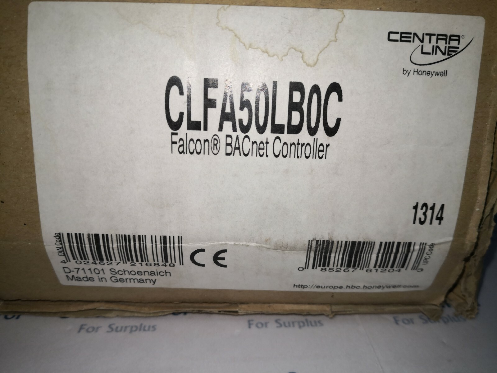 Honeywell CLFA50LB0C Centra Line by Honeywell CLFA50LB0C / XL1000C50 Falcon BACnet Controller 5