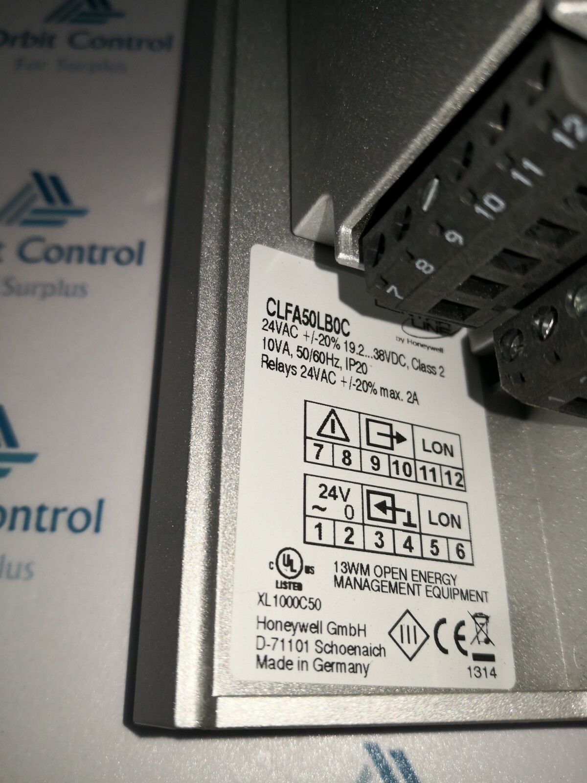 Honeywell CLFA50LB0C Centra Line by Honeywell CLFA50LB0C / XL1000C50 Falcon BACnet Controller 6