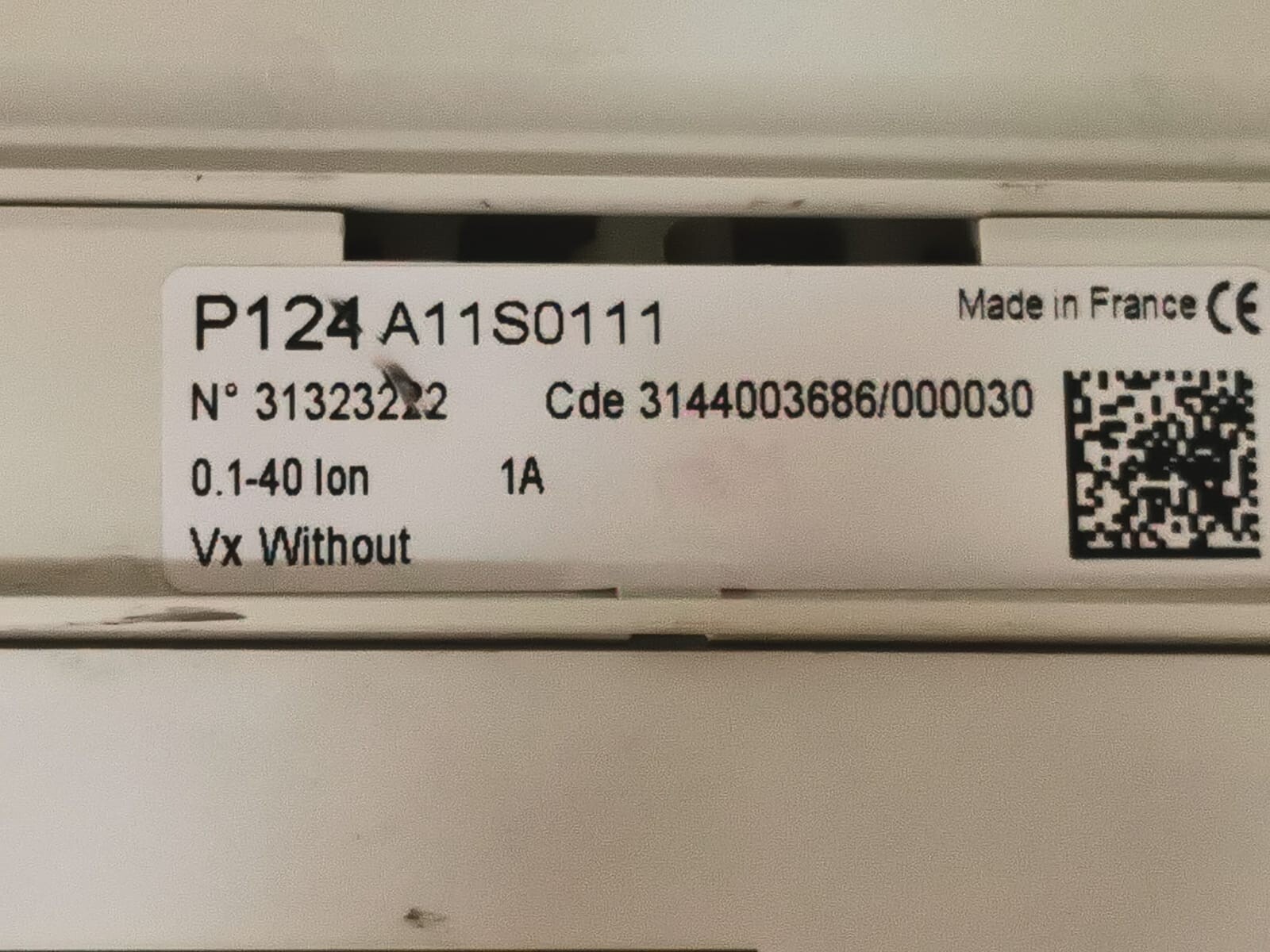 Areva P124A11S0111 MiCOM AREVA P124 Protection Relay P124A11S0111 2
