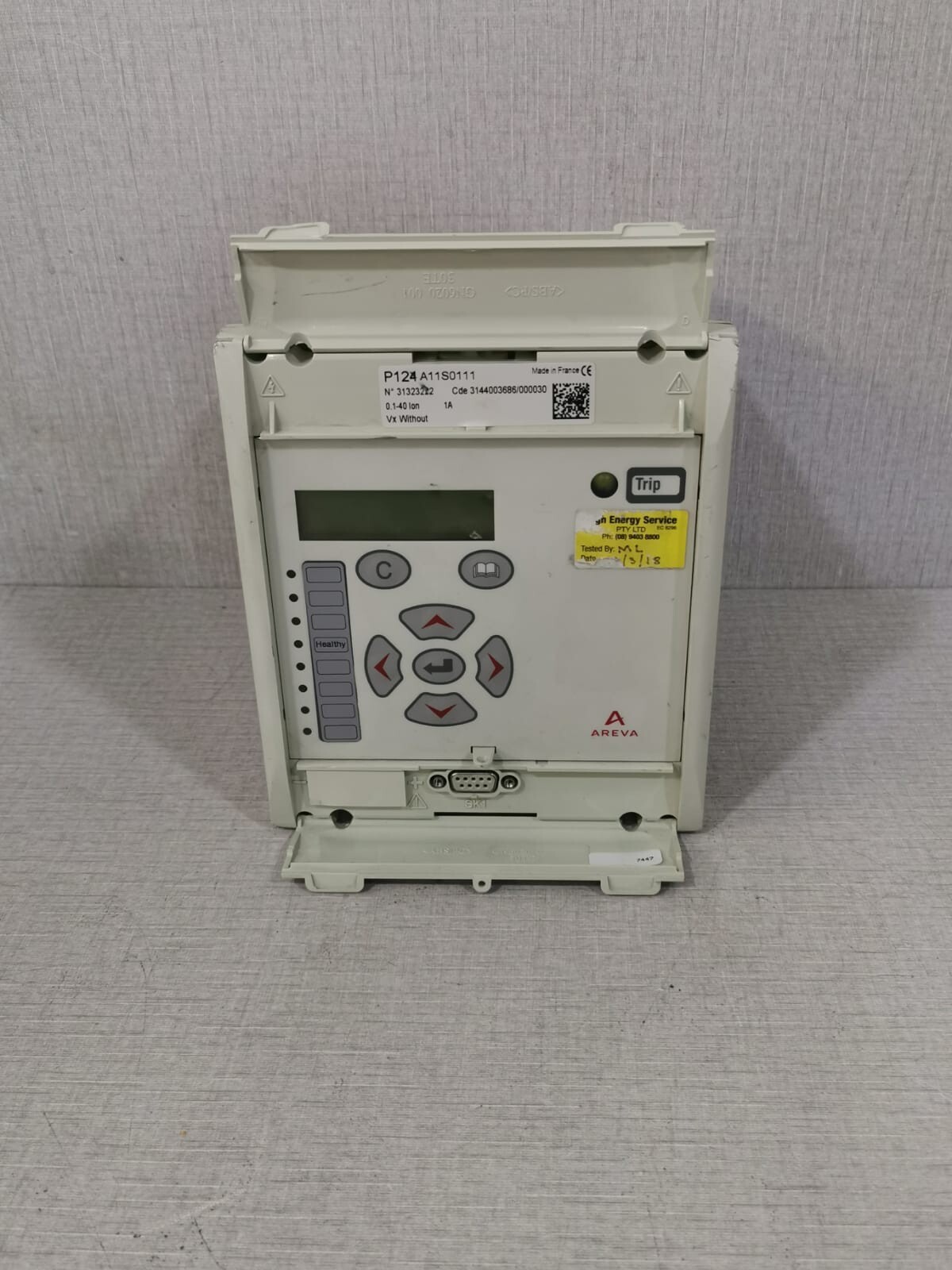Areva P124A11S0111 MiCOM AREVA P124 Protection Relay P124A11S0111 5