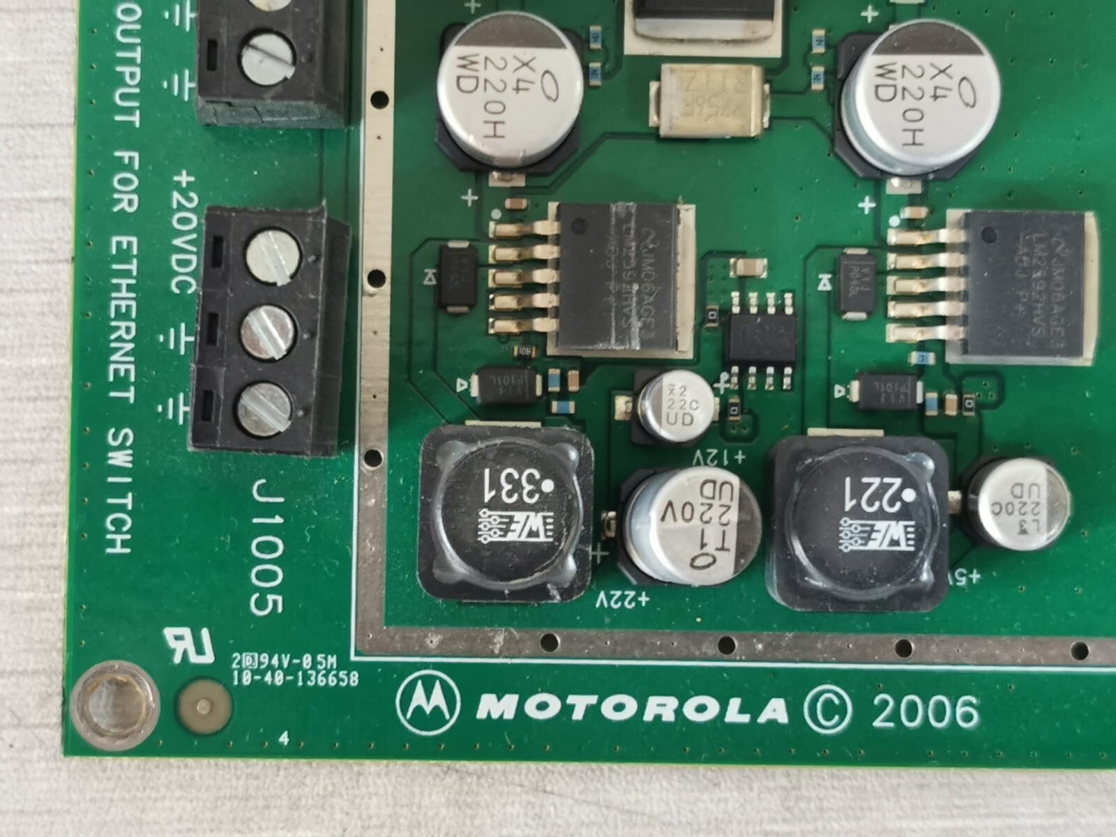 Motorola 8471276N07-CMM4 Cambium Networks Motorola Canopy 1090CK 8471276N07 CMM4 Mother Board ISS-B 2