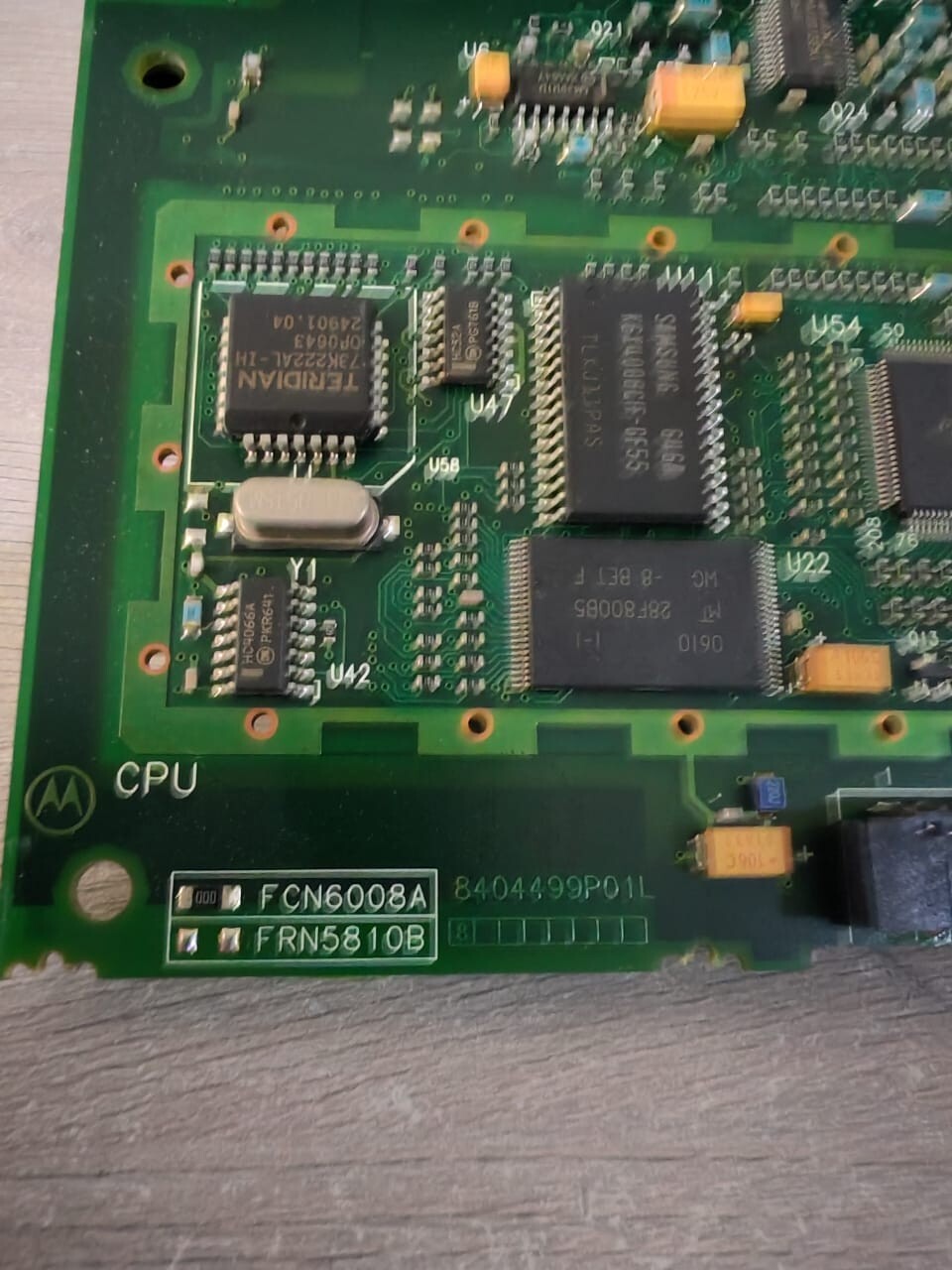 Motorola FRN5907A Motorola Radio Monitoring System MOSCAD-L CPU Module FRN5907A FCN6008A ISSUE-A1 4