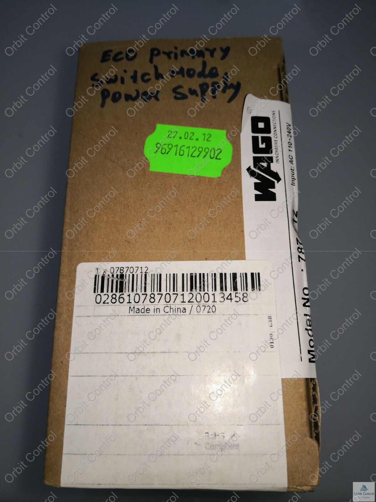 Wago WAGO-787 WAGO 787-712 Switched-Mode Power Supply 24V/60W 3