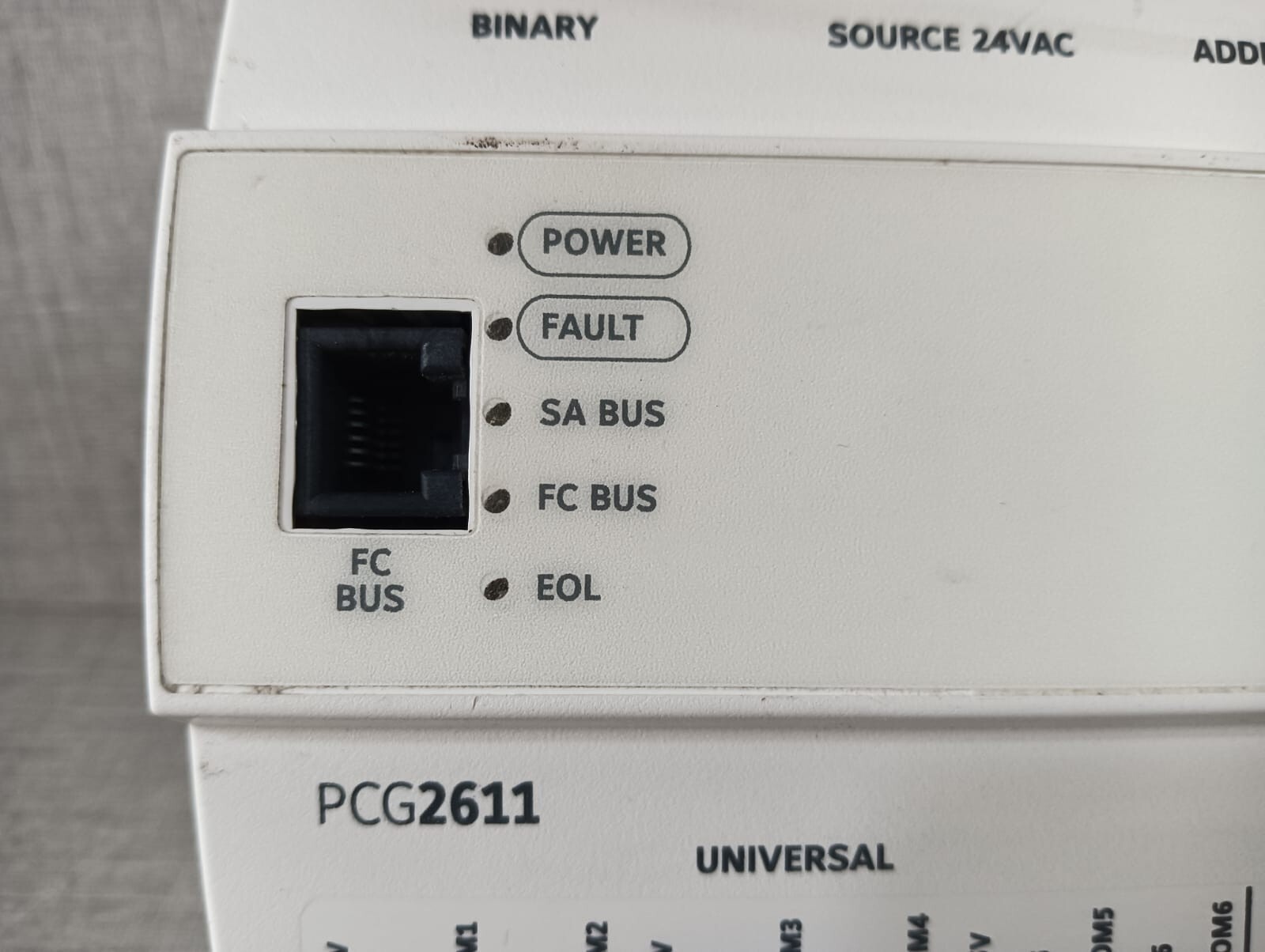 Johnson Controls PCG2611-0 JOHNSON CONTROLS FX-PCG2611-0 PROGRAMMABLE CONTROLLER PCG2611 2