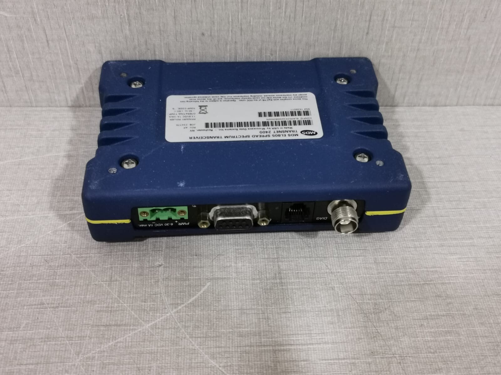 MDS EL805 MDS EL805 Spread Spectrum Transceiver TransNet 2400 8