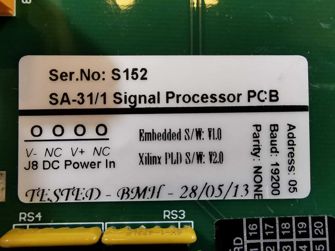 SA-31 B PD0109 Rev.C SA-31/1Signal Processor PCB 3
