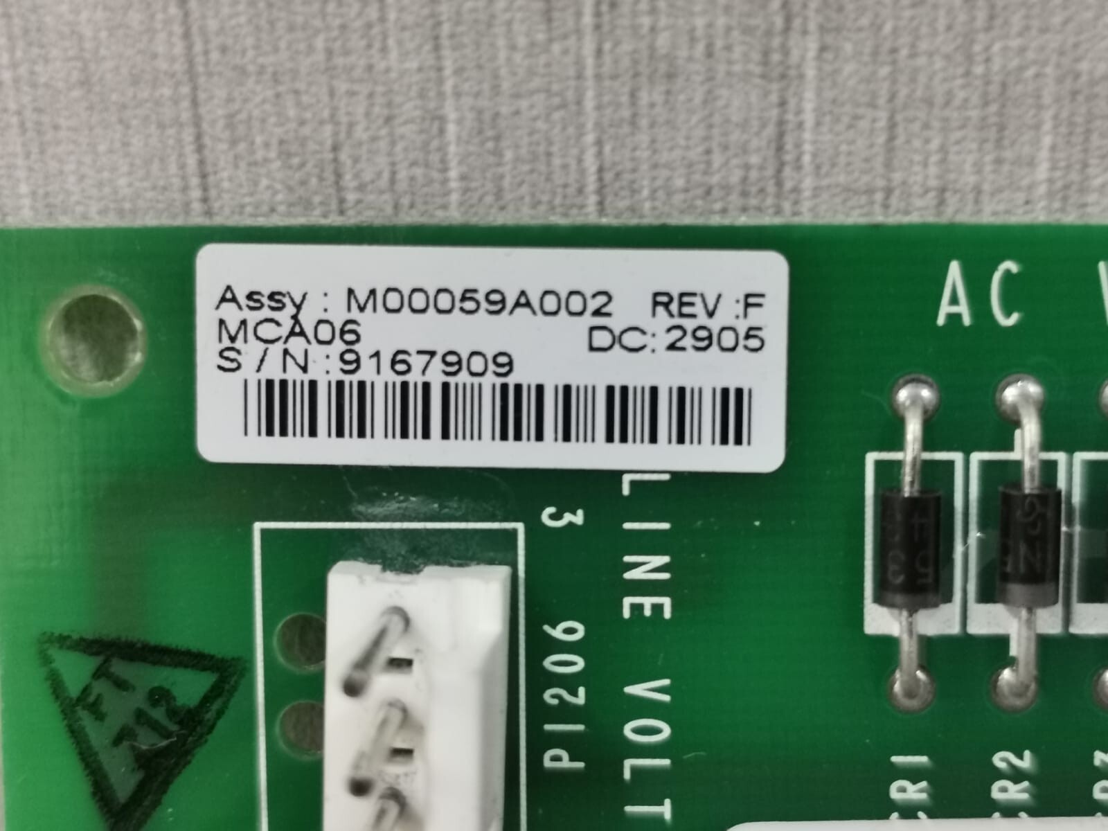 Gilbarco M00059A002 Gilbarco ASSY M00059A002 Rev.F Control Board 3