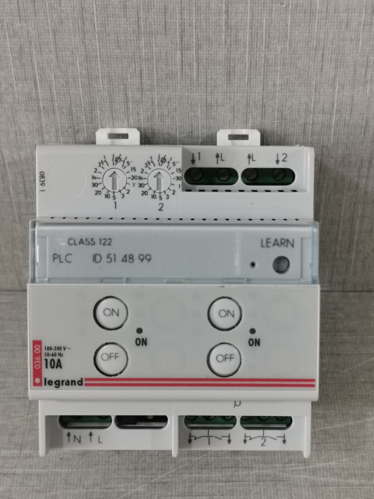 Legrand 036-00 LEGRAND 036 00 INTER MULTIFUNCTION MODULAR 100-240V 10A 2
