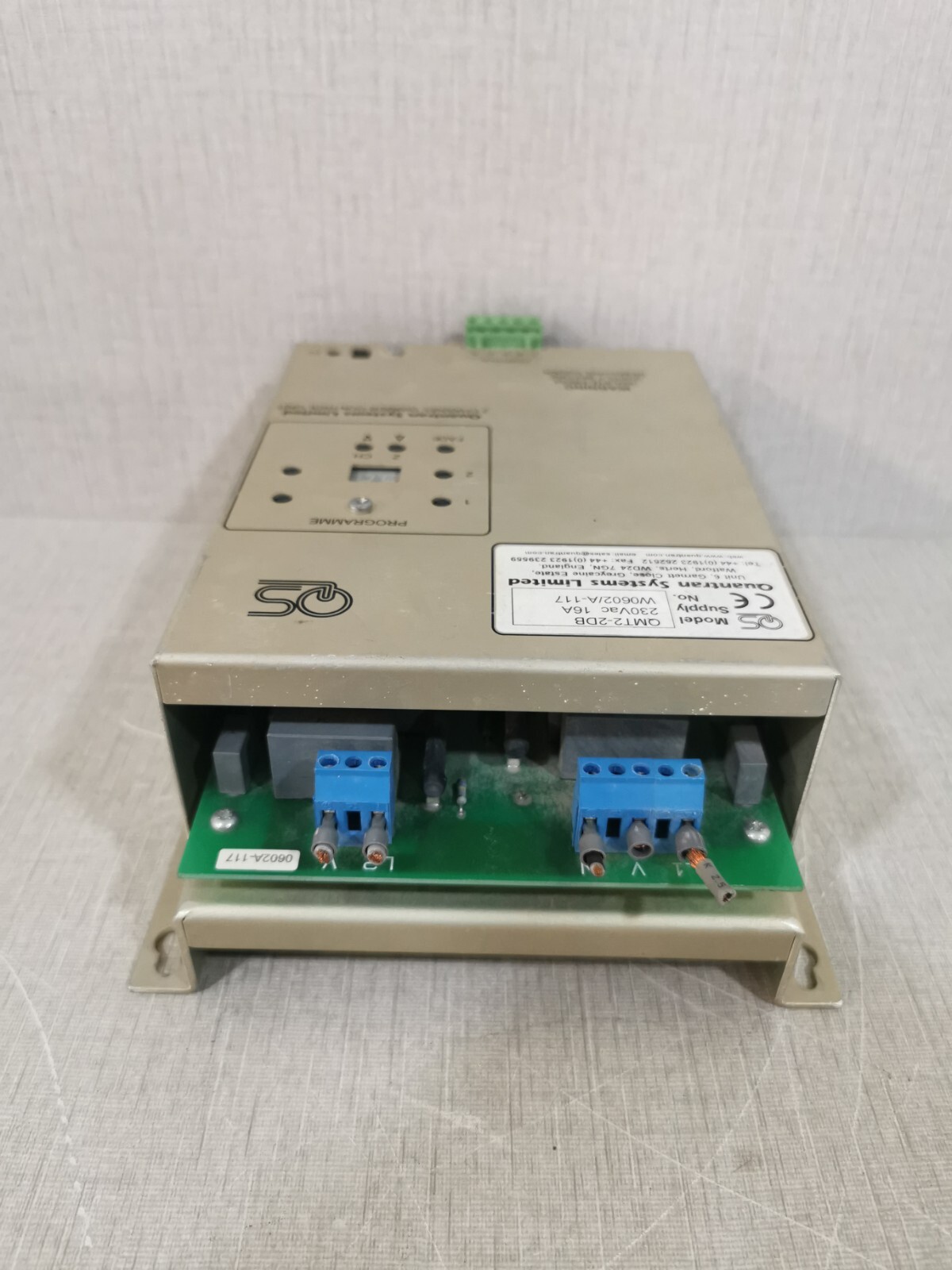 Quantran Systems QMT2-2DB Quantran Systems QMT2-2DB Control Unit 4