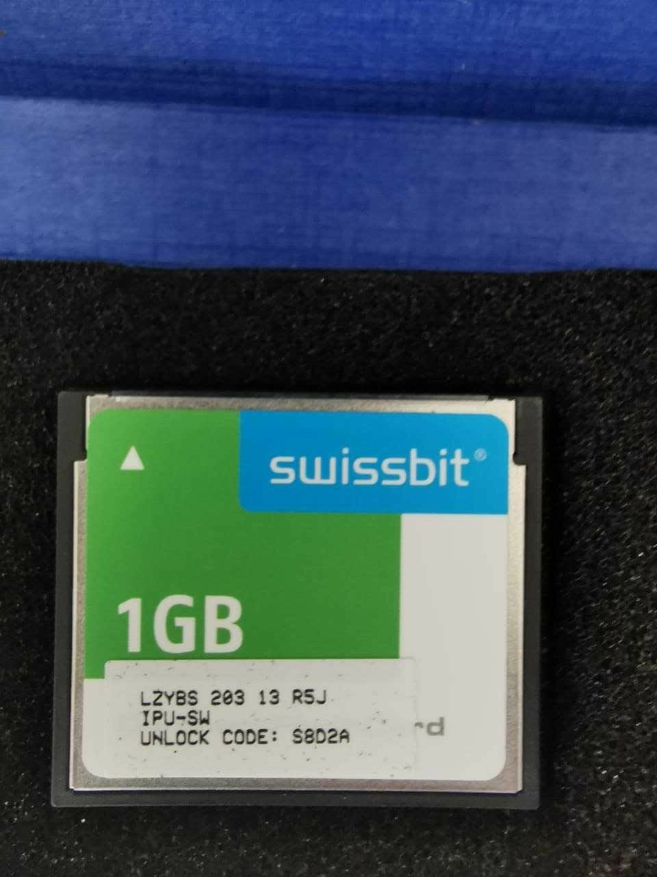 SWISSBIT LZYBS-203-13 SWISSBIT 1GB SFCF1024H1BK1TO-C-MS-352-SMA FLASH CARD AASTRA LZYBS 203 13 R5J 4