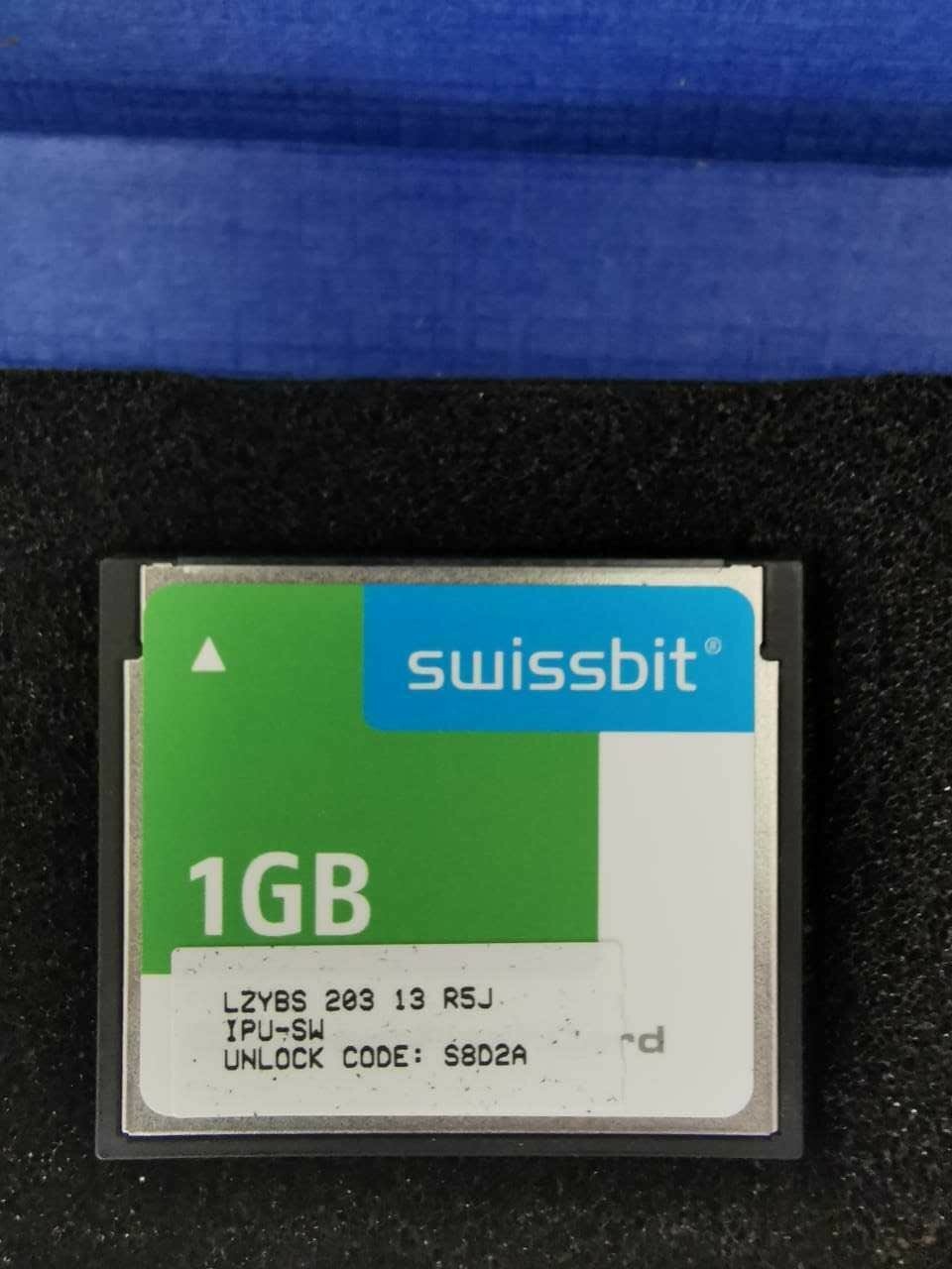 SWISSBIT LZYBS-203-13 SWISSBIT 1GB SFCF1024H1BK1TO-C-MS-352-SMA FLASH CARD AASTRA LZYBS 203 13 R5J 6