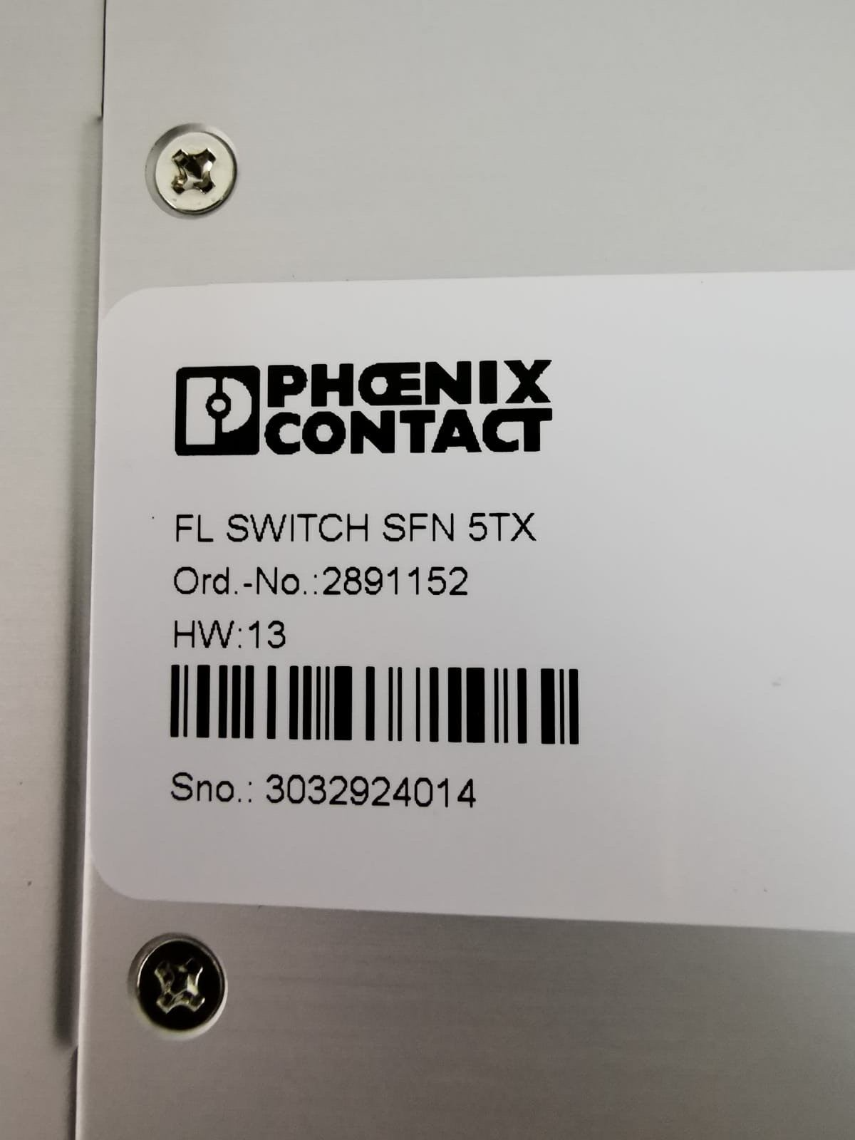 Phoenix Contact FL-SWITCH-SFN-5TX Phoenix Contact FL Switch SFN 5TX Industrial Ethernet Switch 2