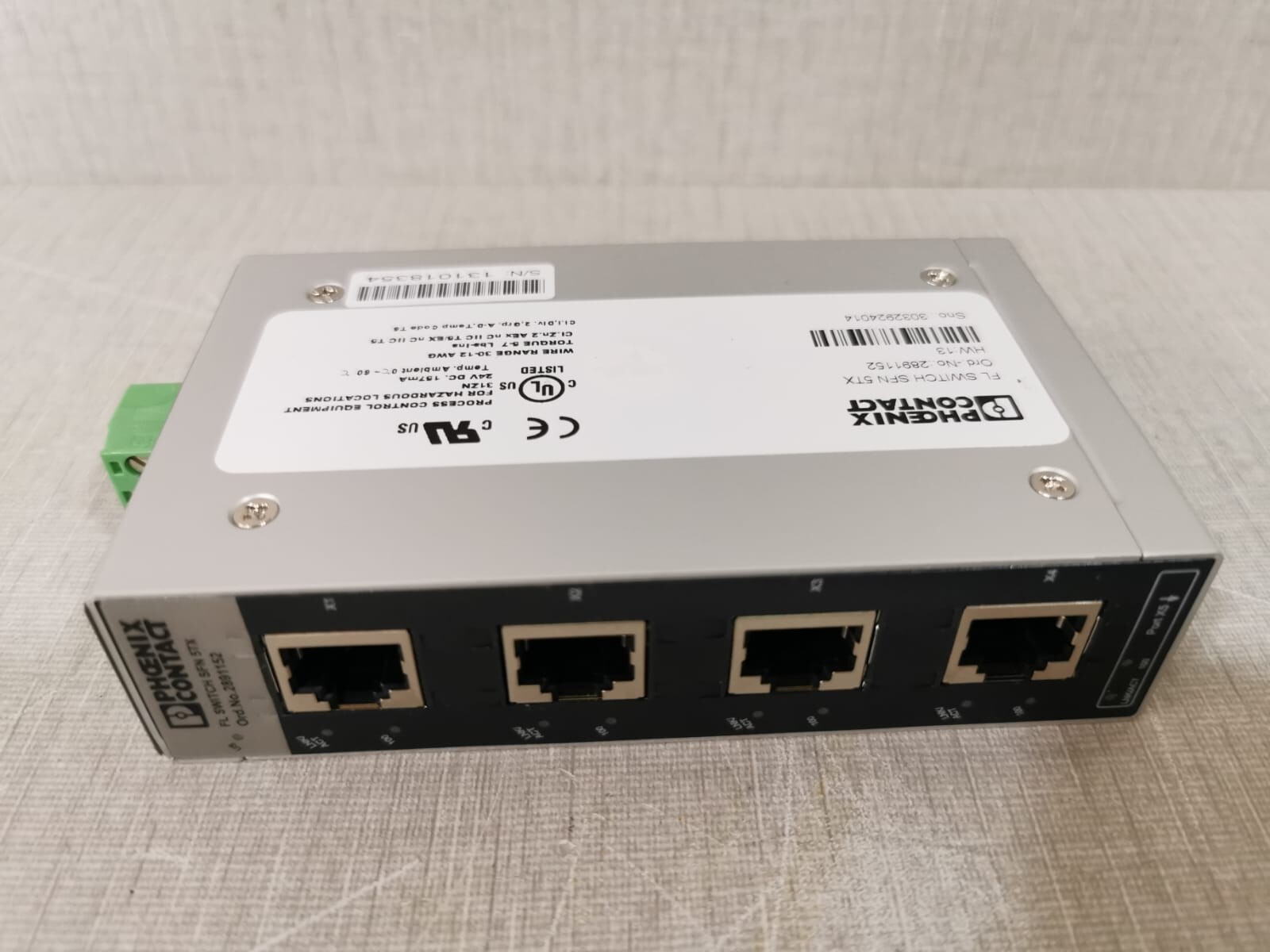 Phoenix Contact FL-SWITCH-SFN-5TX Phoenix Contact FL Switch SFN 5TX Industrial Ethernet Switch 6