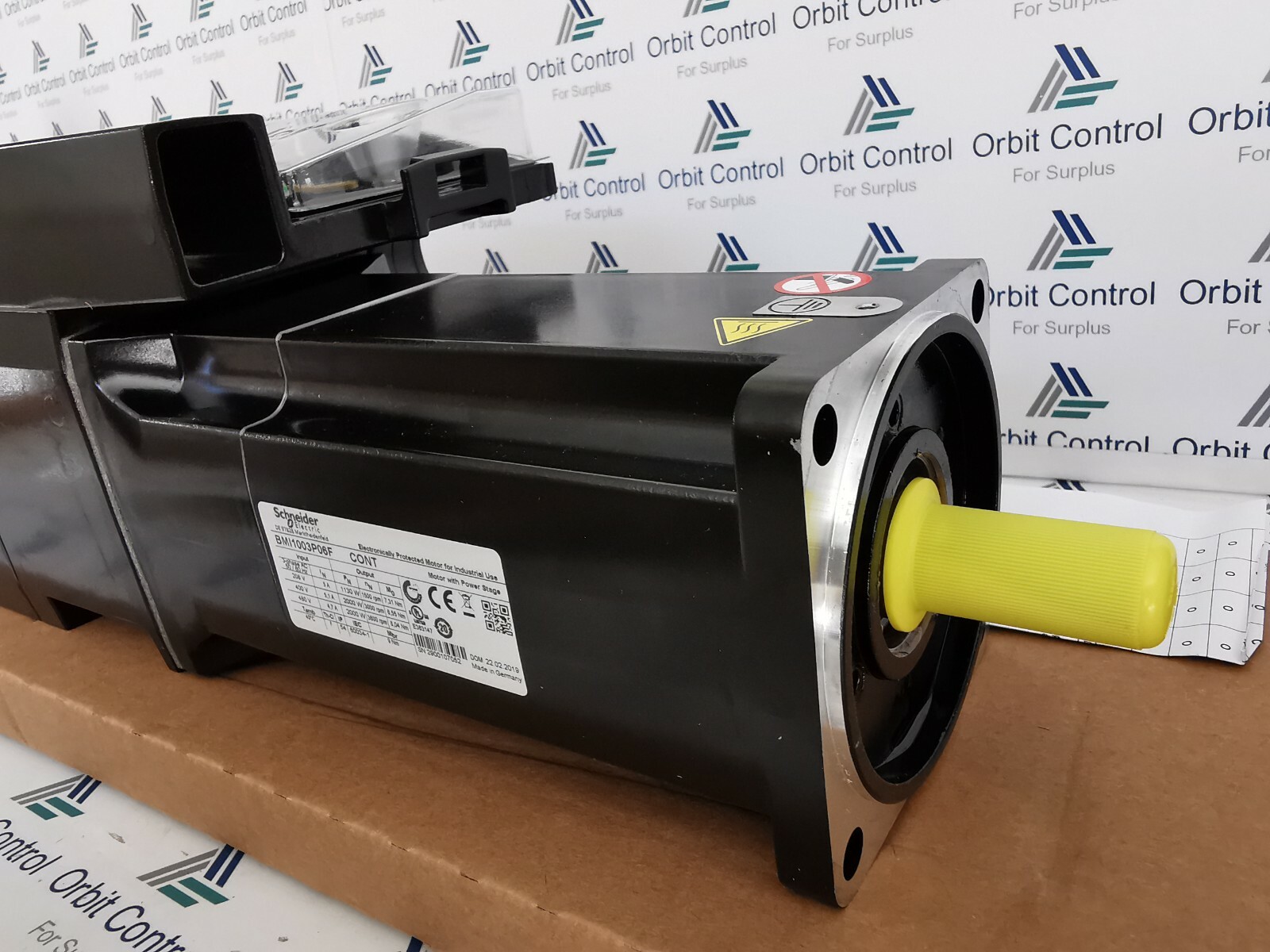 Schneider Electric MOTOR-3600 Lexium BMI Schneider Electric BMI1003P06F 2.2 kW Servo Motor, 3600 rpm 10