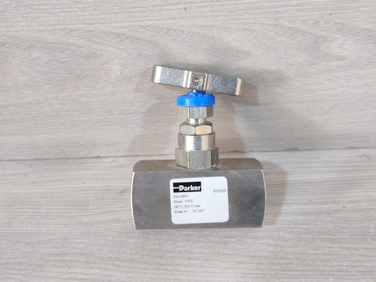 Parker HNVM8FF PARKER HNVM8FF BAR STOCK NEEDLE VALVE MONEL 3