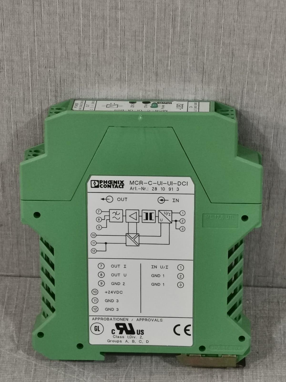Phoenix Contact DCI-2810913 PHOENIX CONTACT MCR-C-UI-UI-DCI-2810913 Signal Converter 5