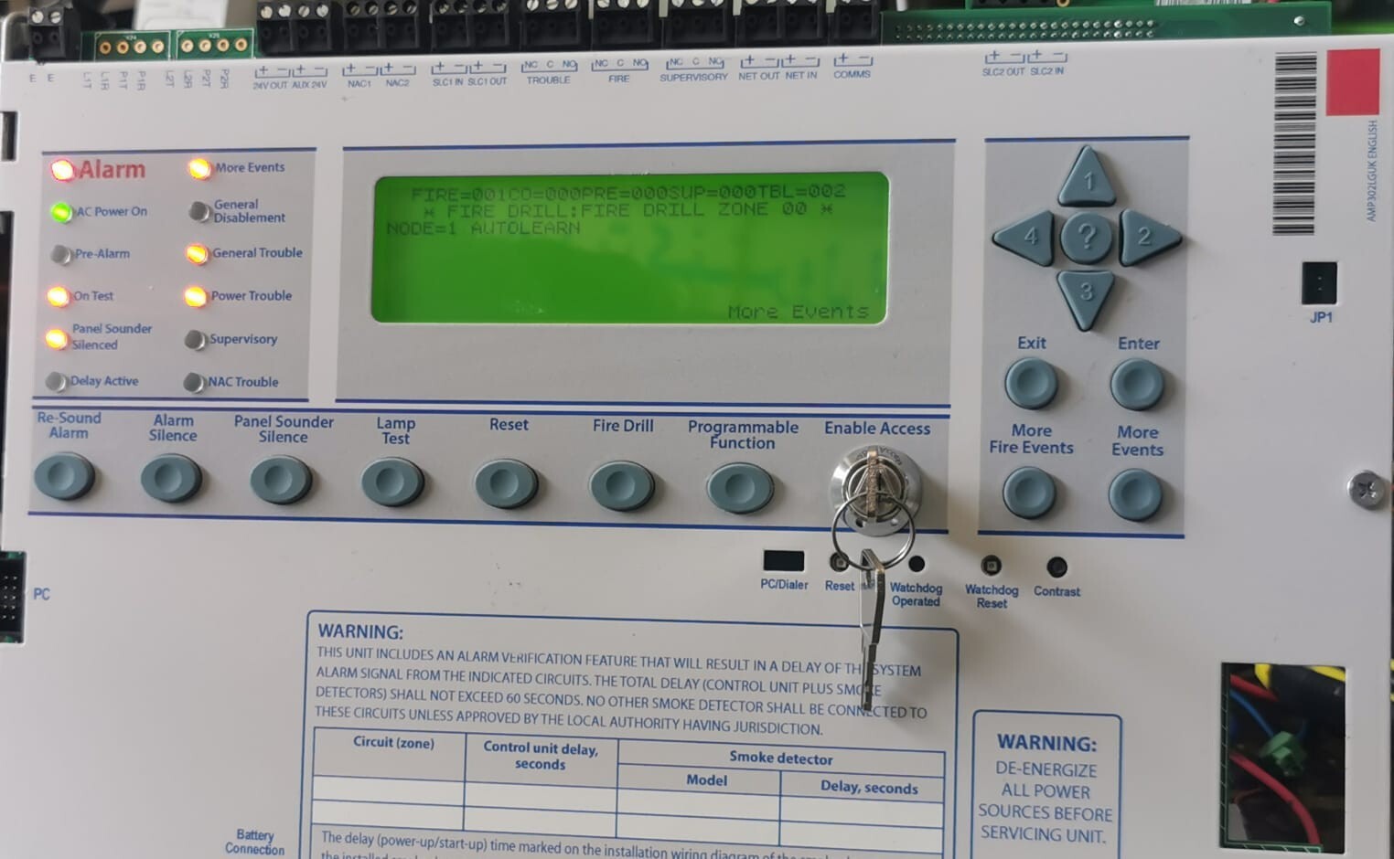 OMEGA SHIELD-OMEGA-PANELS Main Board for Shield Omega Fire Alarm Control Panel 4