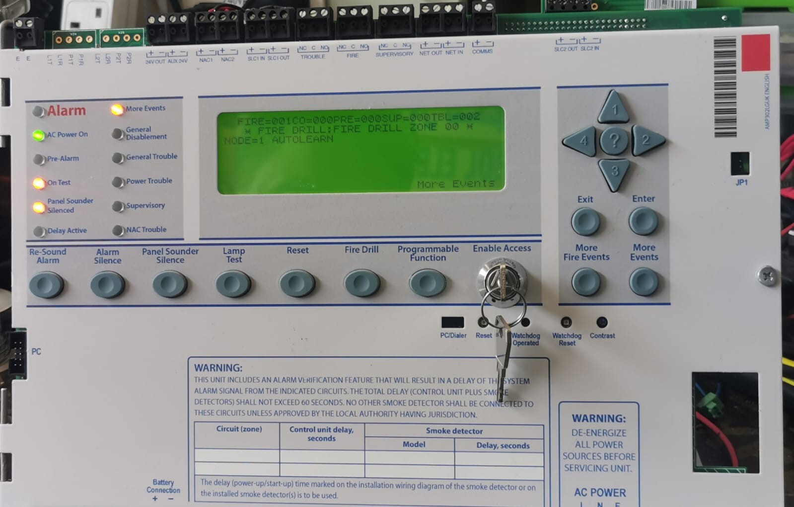OMEGA SHIELD-OMEGA-PANELS Main Board for Shield Omega Fire Alarm Control Panel 6