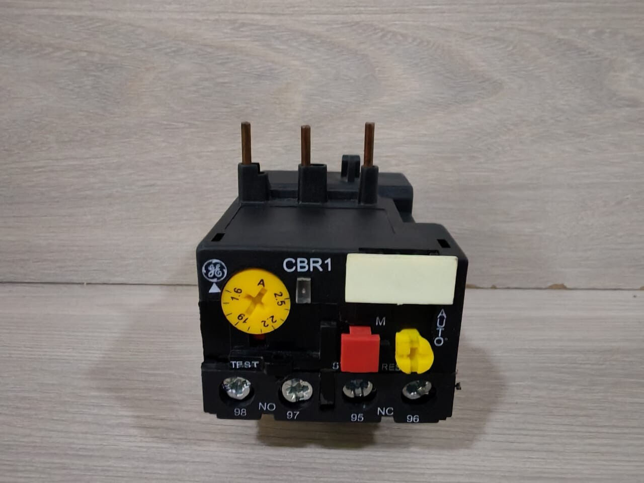 GENERAL ELECTRIC CBR1 2.5 THERMAL OVERLOAD RELAY