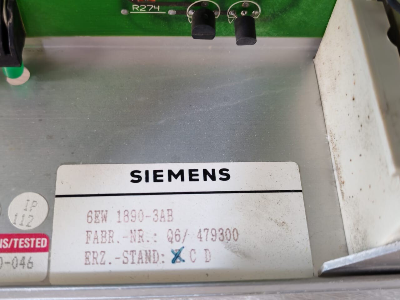 Siemens C98043-A1401-L3 Siemens 6EW 1890-3AB Main PCB Card C98043-A1401-L3 4