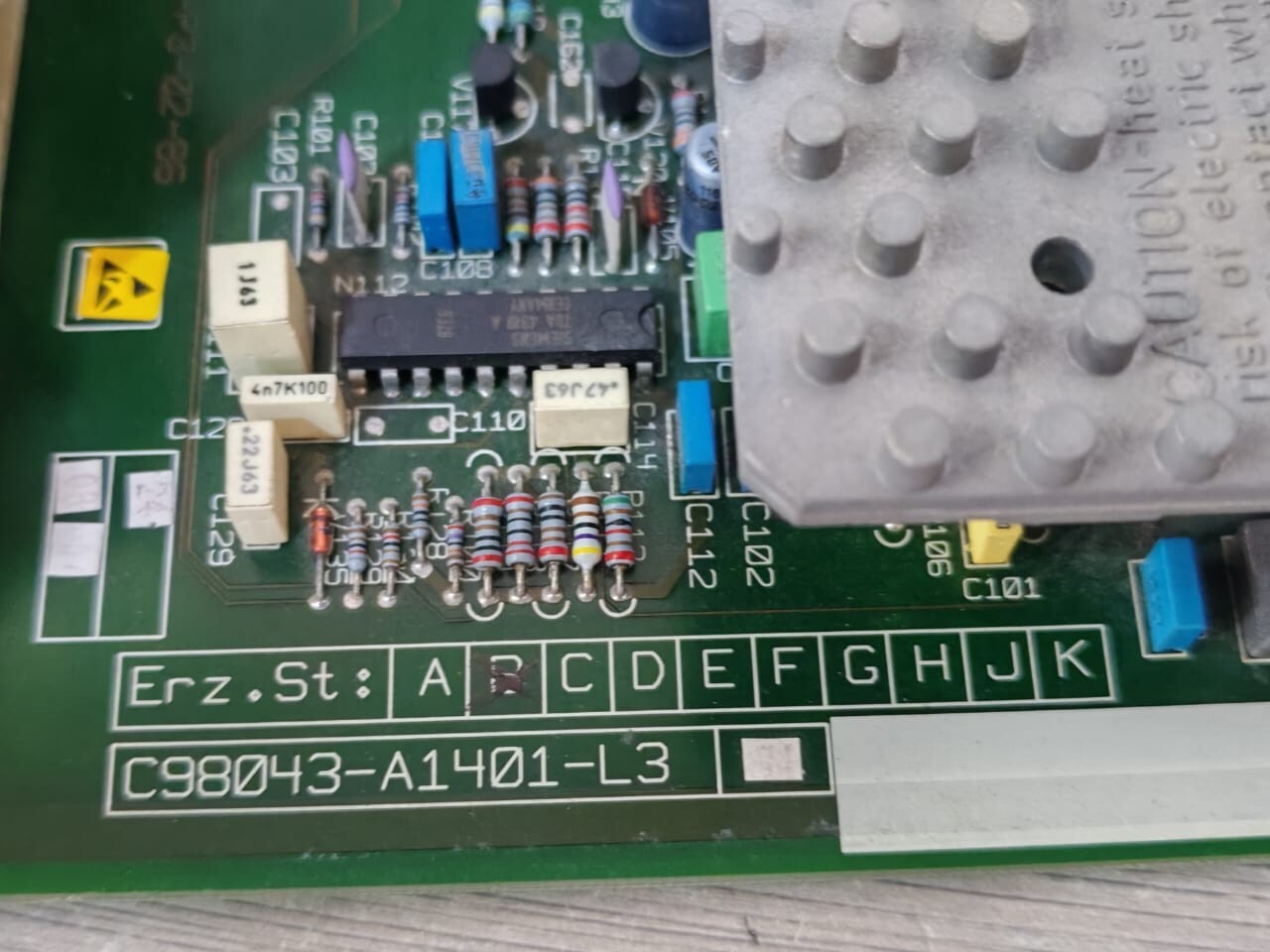Siemens C98043-A1401-L3 Siemens 6EW 1890-3AB Main PCB Card C98043-A1401-L3 5