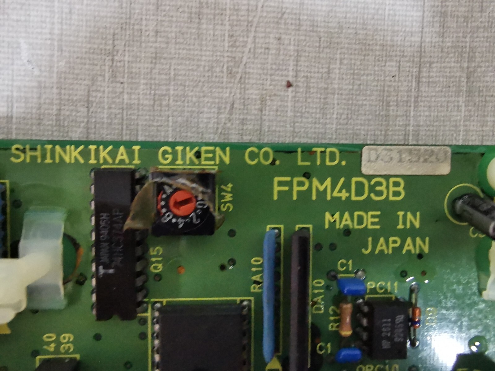 SHINKIKAI GIKEN D31520 SHINKIKAI GIKEN FPM4D3B CONTROL BOARD D31520 4
