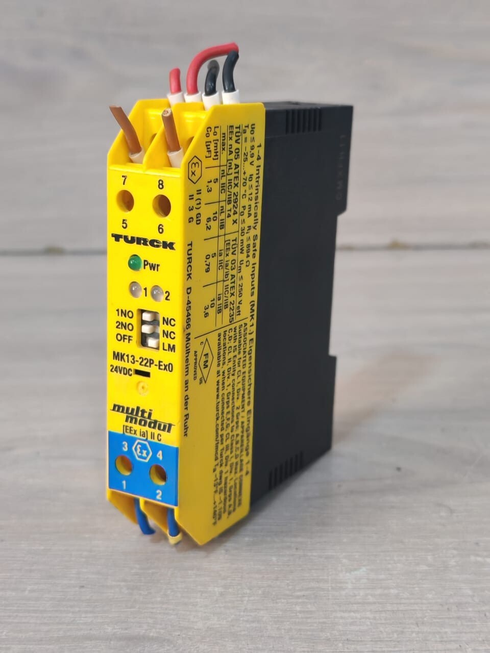 Turck MK13-22P-EX0/24VDC TURCK MK13-22P-Ex0/24VDC MULTI MODUL SWITCHING AMPLIFIER 4